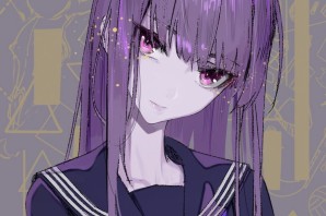 Аниме персонажи с фиолетовыми волосами
