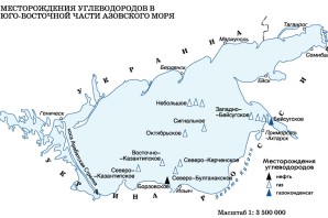 Средняя глубина азовского моря