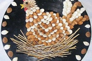 Поделка из злаков