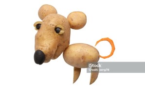 Мышка из картошки