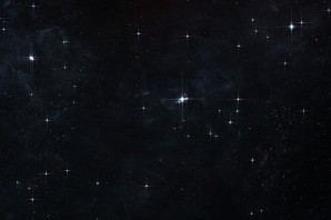 Черное небо со звездами фон