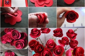 Розы из бумаги своими руками