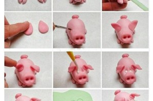 Свинка из пластилина