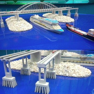 Поделка крымский мост