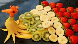 Поделка из фруктов в детский сад