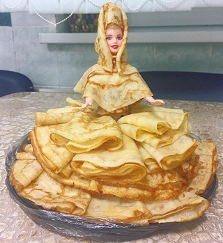 Фигурки из блинов