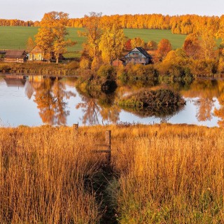 Село осенью