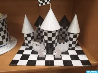 Поделки и рисунки на тему шахматы
