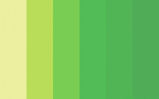 Зеленая палитра