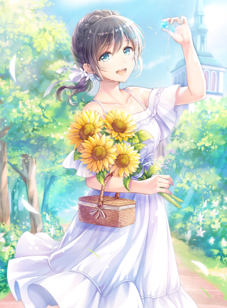 Скромная девочка