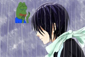 Аниме пацан грустный