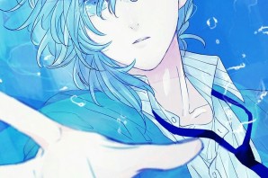 Аниме парень с голубыми волосами