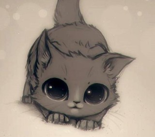 Котенок арт