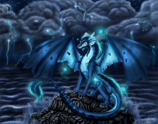 Синий дракон