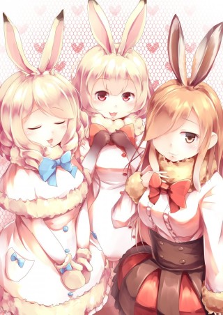 Девочка кролик