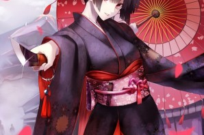 Черное кимоно