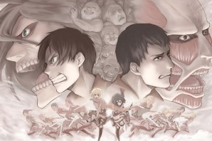 Атака титанов Эрен и Энни