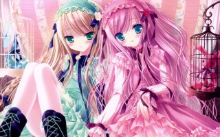 Аниме две девочки