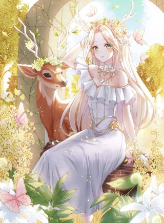 Аниме девушки животные