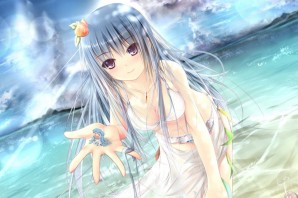 Аниме девочки на море