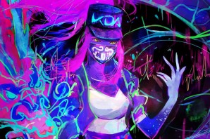 Неоновая девушка