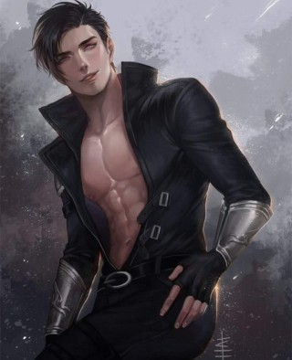 Парень фэнтези арт