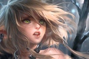 Испуганная девочка