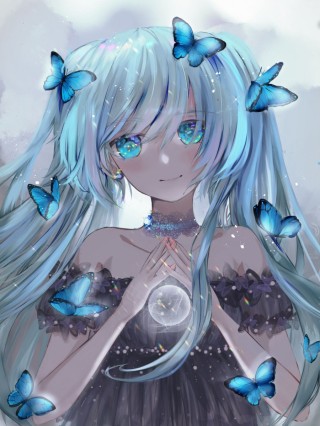 Синяя девочка