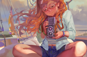 Маленькая рыжая девочка