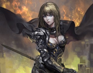 Девушка воин фэнтези