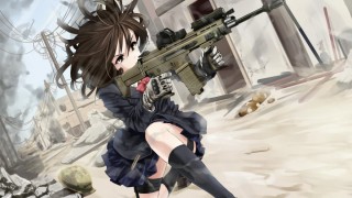 Аниме девочки с оружием