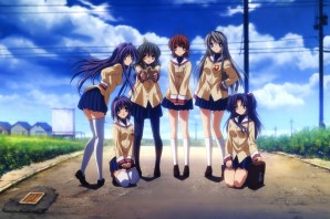 Аниме много девушек