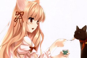 Девочка кот
