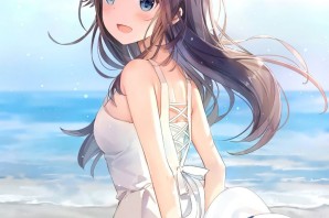 Аниме арт девушка милая