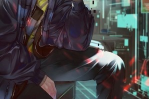 Аниме парень крутой дерзкий