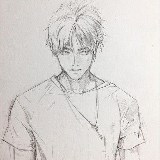 Аниме голова мальчика