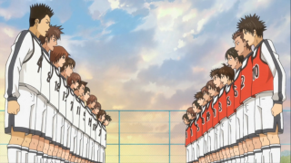 Аниме футбол Паладин на поле