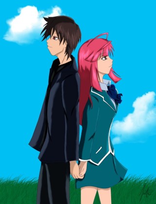 Аниме печать ветра Казума