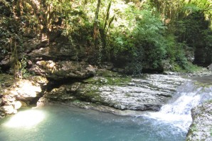 Ольгинский водопад Абхазия