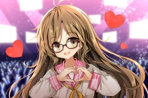 Девочка с сердечком