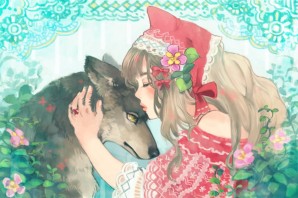 Красная шапочка и волк арт