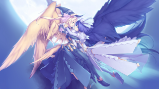 Аниме тян с крыльями