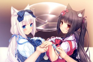 Аниме неко и хозяин