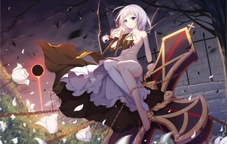 Аниме девочка в цепях