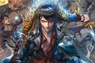 Аниме парень воин