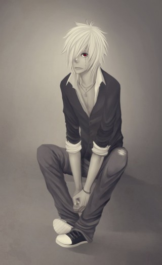 Аниме парни альбиносы