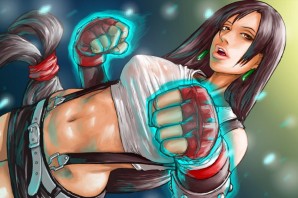 Девушка боец арт