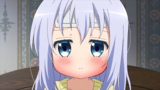 Аниме девочка с надутыми щеками