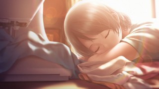 Уставшая девочка