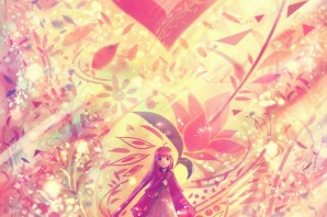 Аниме девушка с сердцем